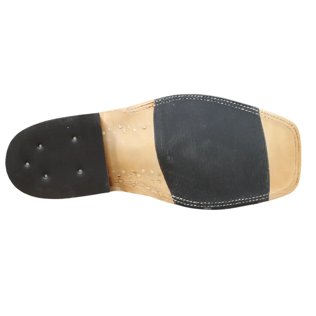 Anderson Bean Distressed Buffalo with Turquoise Sinsation Top