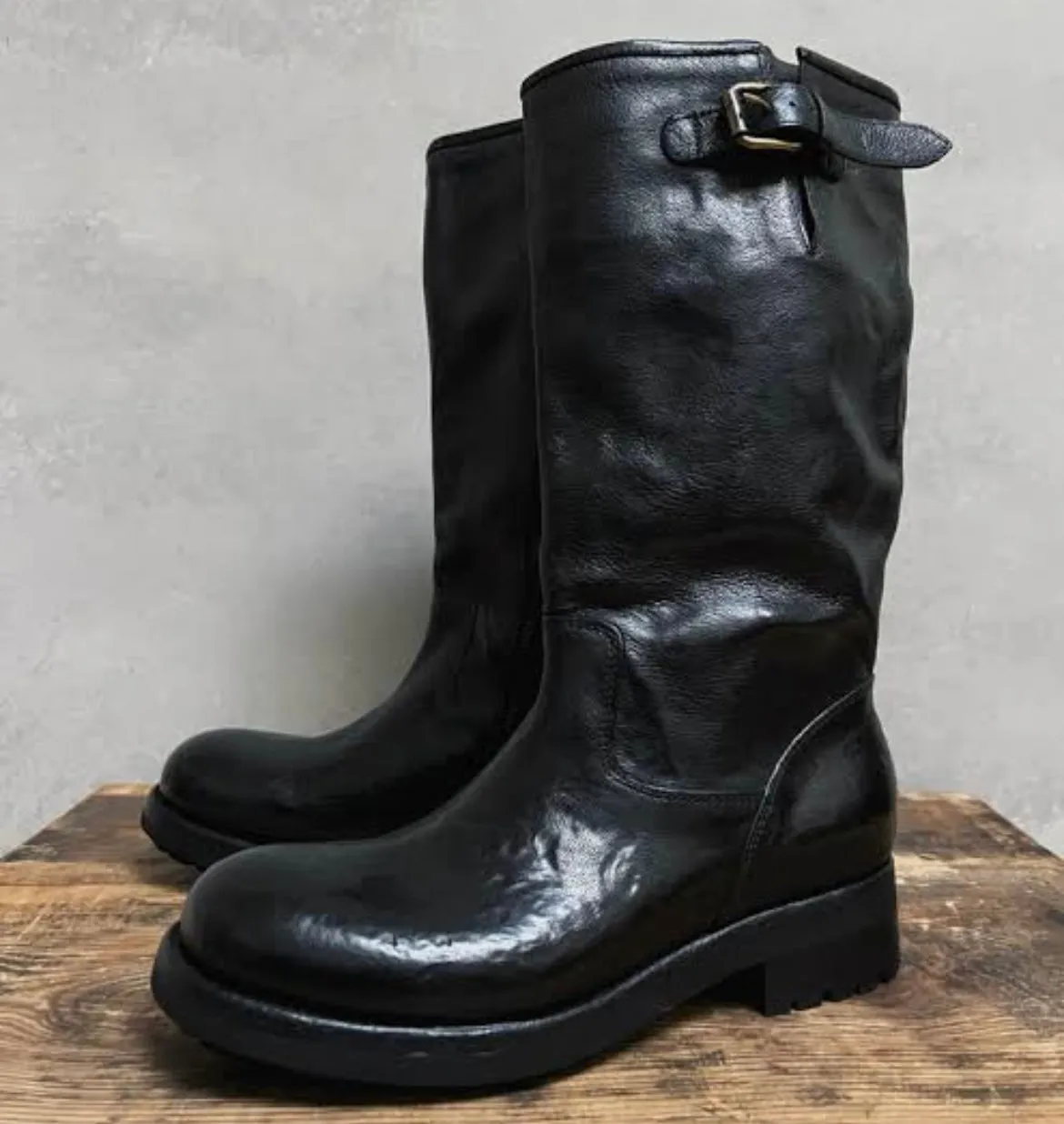CLASSIC LAND BOOTS (TALL) - BLACK
