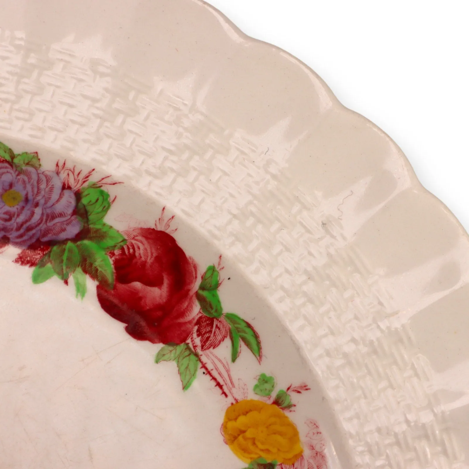 Copeland Spode Rose Briar Dinner Plate 10 3/4" England 1930's VGC