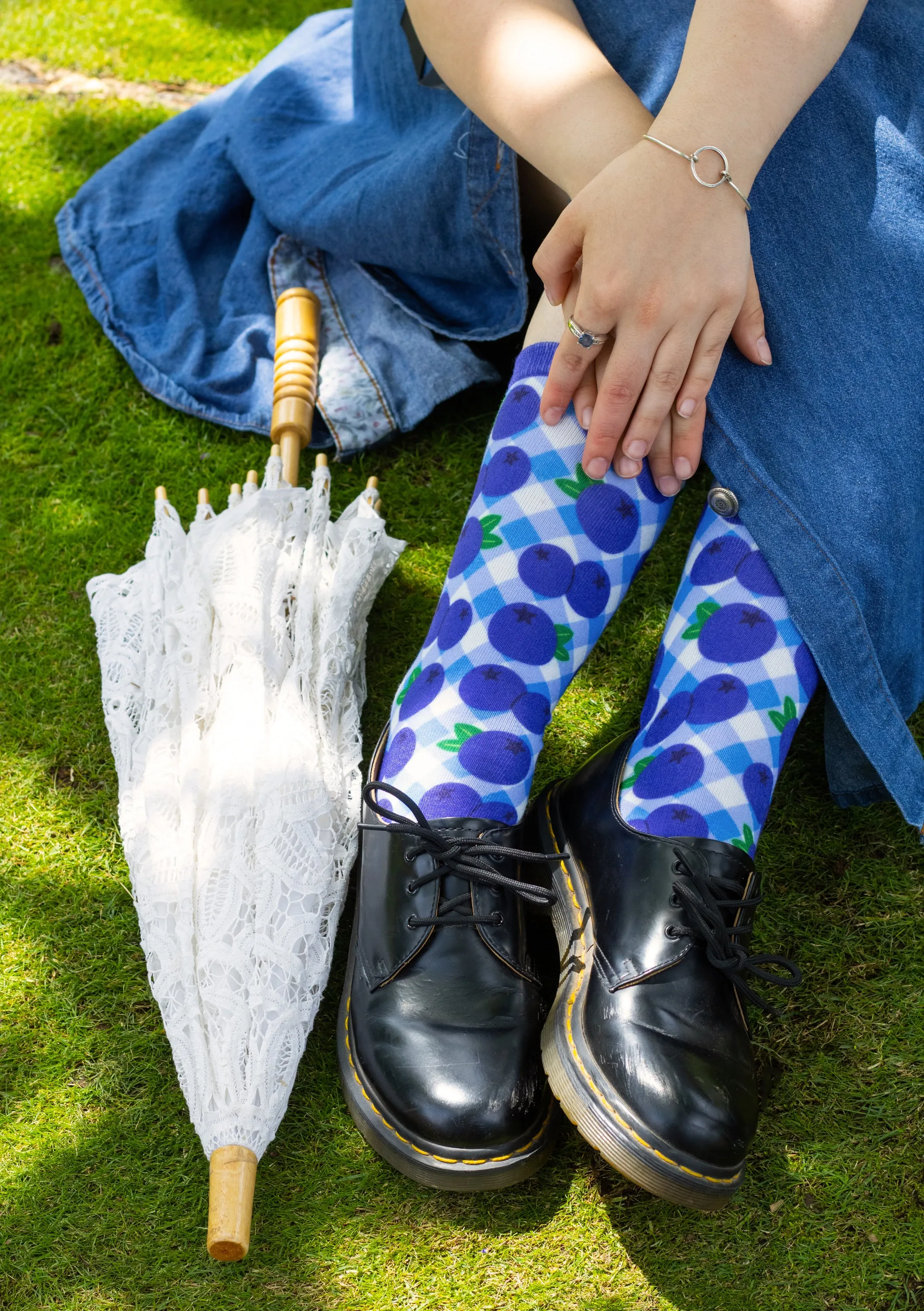 Cute and Colorful Printed Crew Socks!