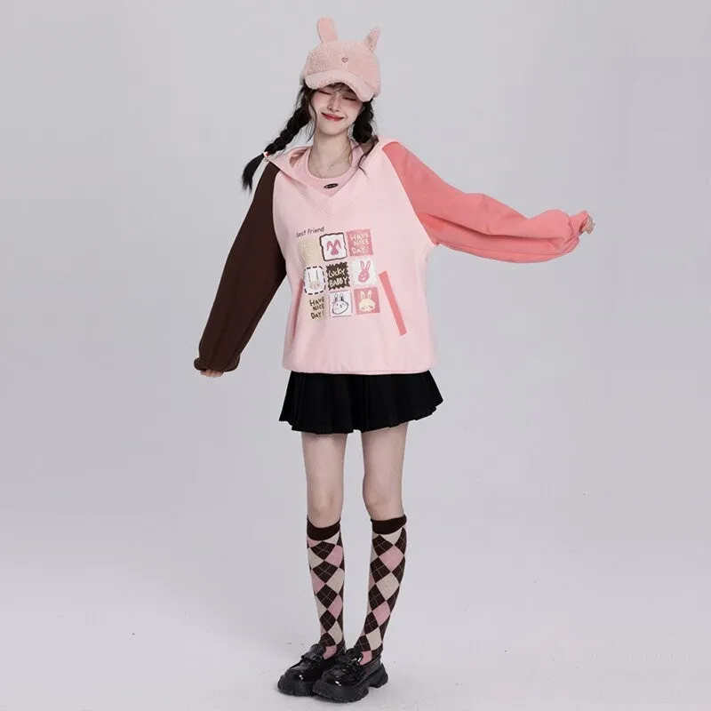 Cute College Style Mesh Mid-Calf Socks
