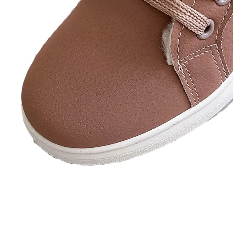 Cuzcare Women Orthopedic Boots Short Plush Comfortable Canvas Ankle Boots
