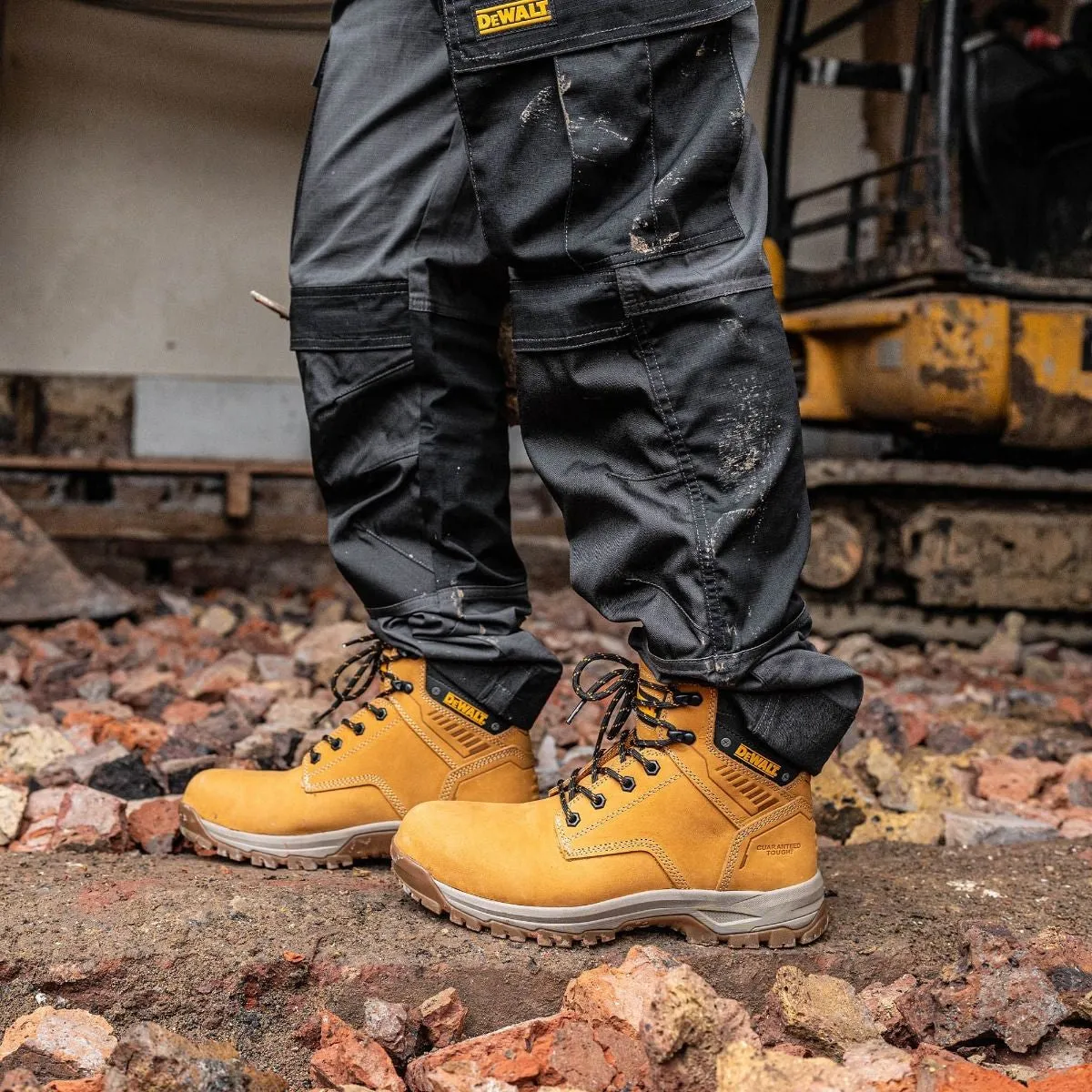 Optimized title: DeWalt Cranson Honey Nubuck Leather Safety Boot - Durable and Stylish