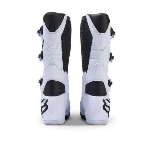 FOX YOUTH COMP BOOT WHITE