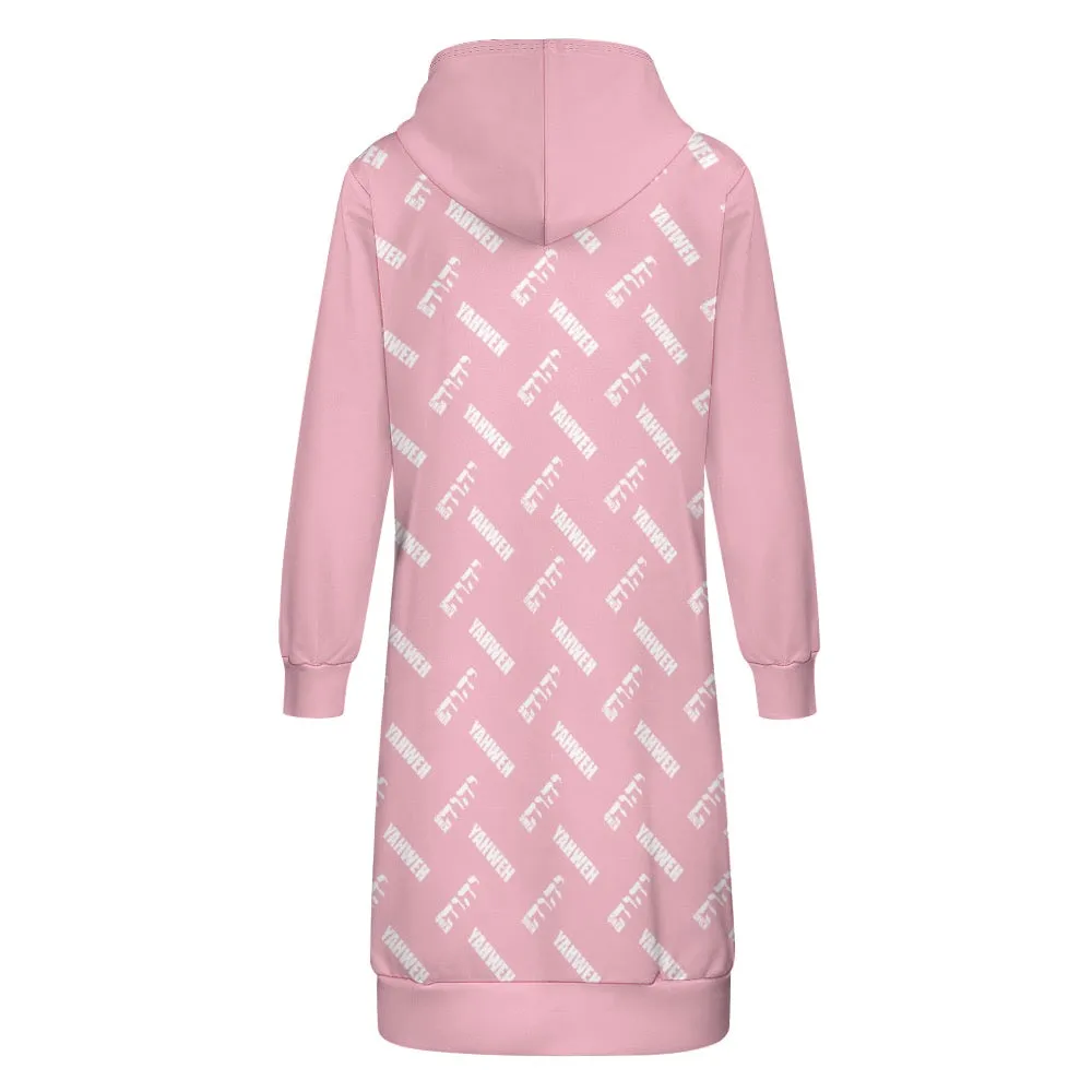 KING YAHWEH LADIES' KNEE LENGTH HOODIE