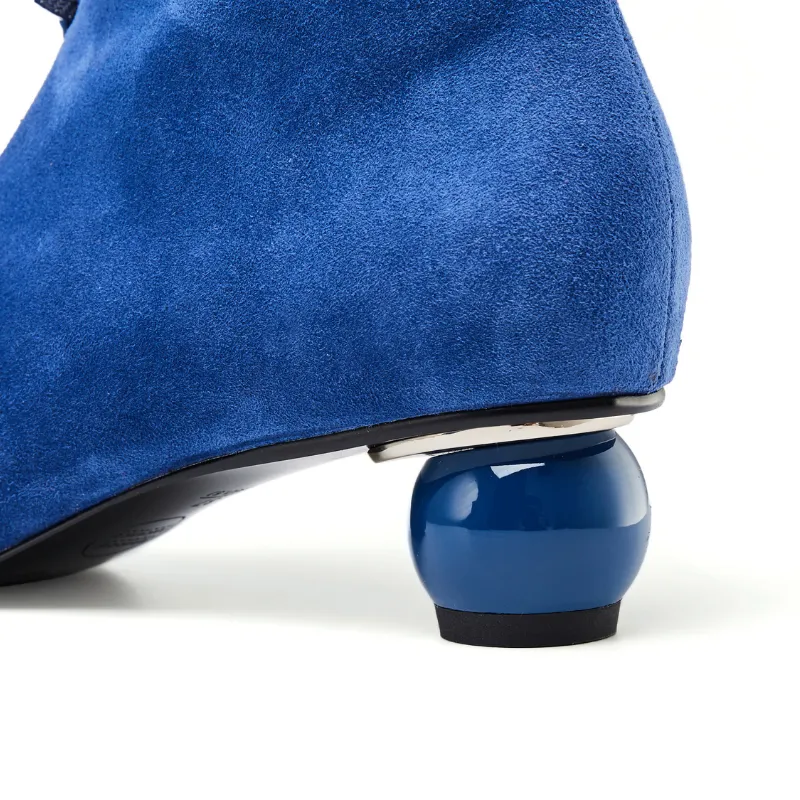 Ladies Ring Ankle Boots 5590 Blue