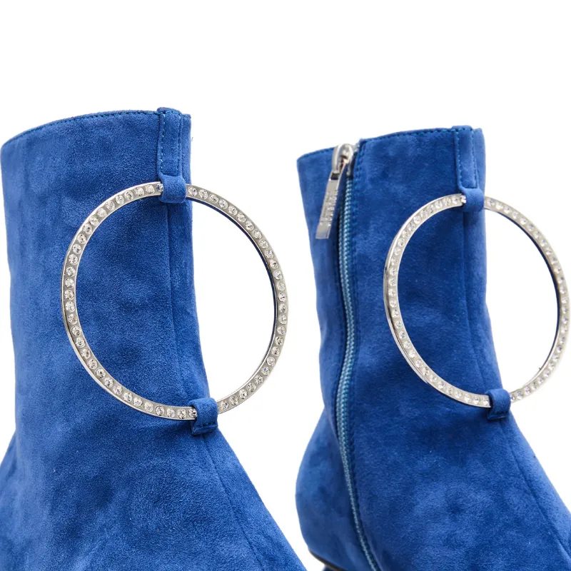 Ladies Ring Ankle Boots 5590 Blue
