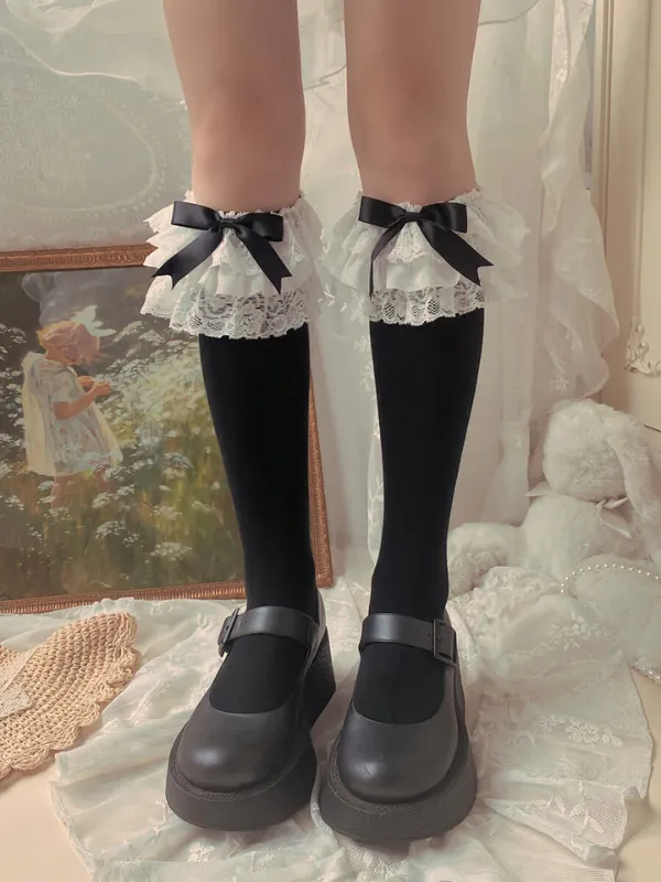 Lolita Lace Ruffle Socks