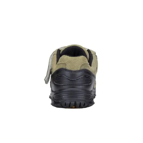 Mt. Emey 3301-7L Green/Black - Children Straight Last Athletic Shoes with Elastic Laces