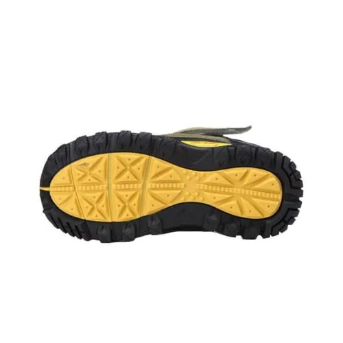 Mt. Emey 3301-7L Green/Black - Children Straight Last Athletic Shoes with Elastic Laces