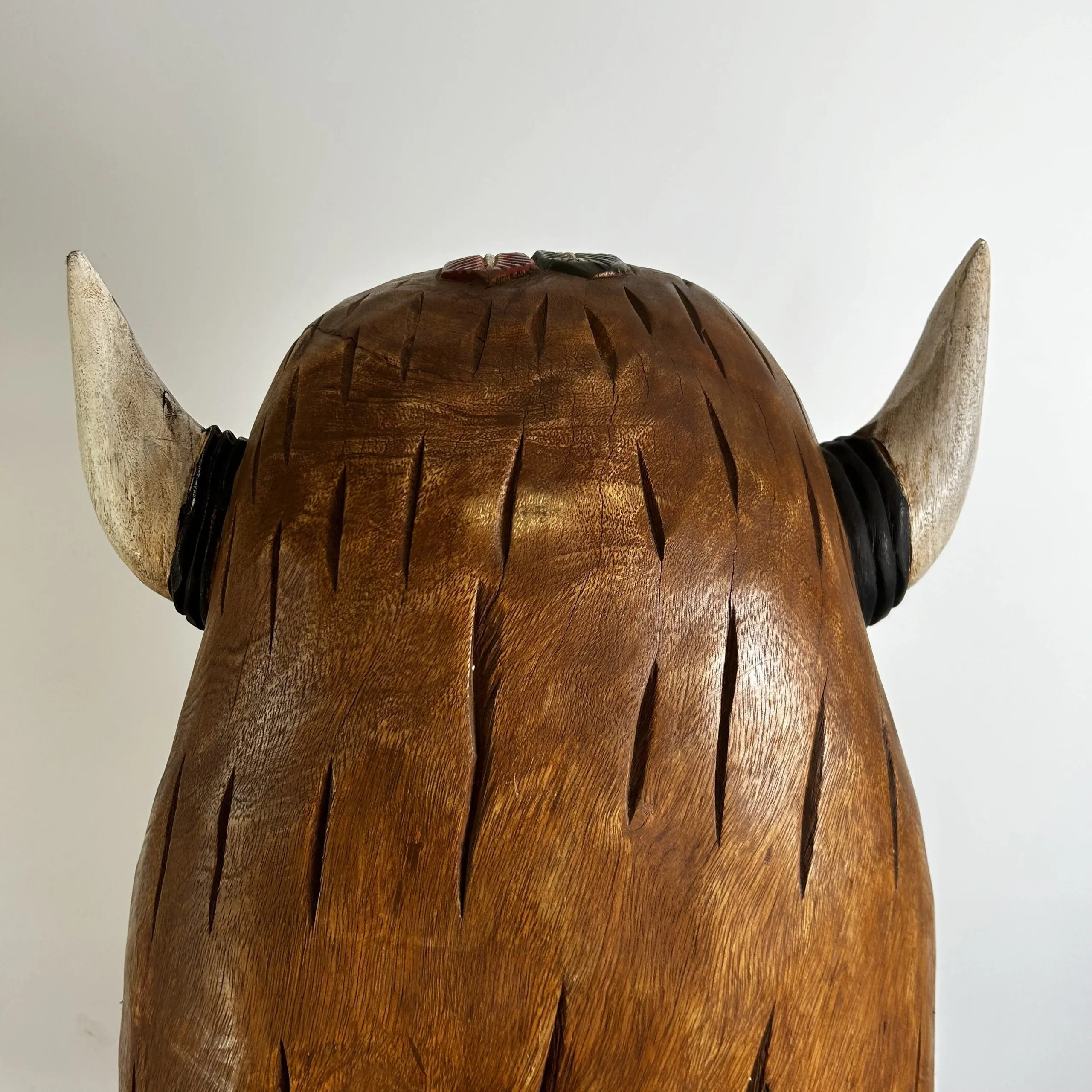 Totem Pole, Native American Carved Heads