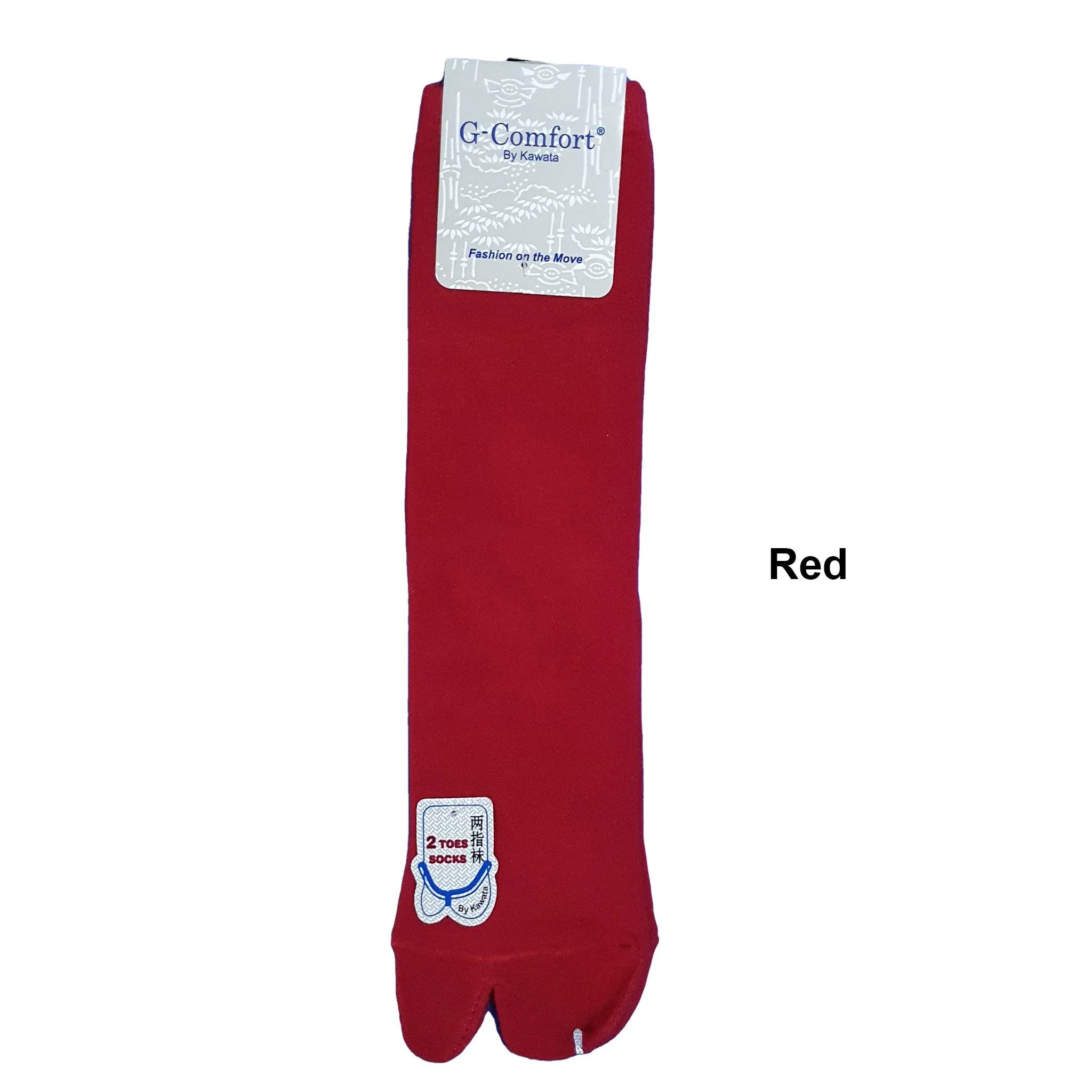 Two Toes Mid Calf Socks / Tabi Mid Calf Socks