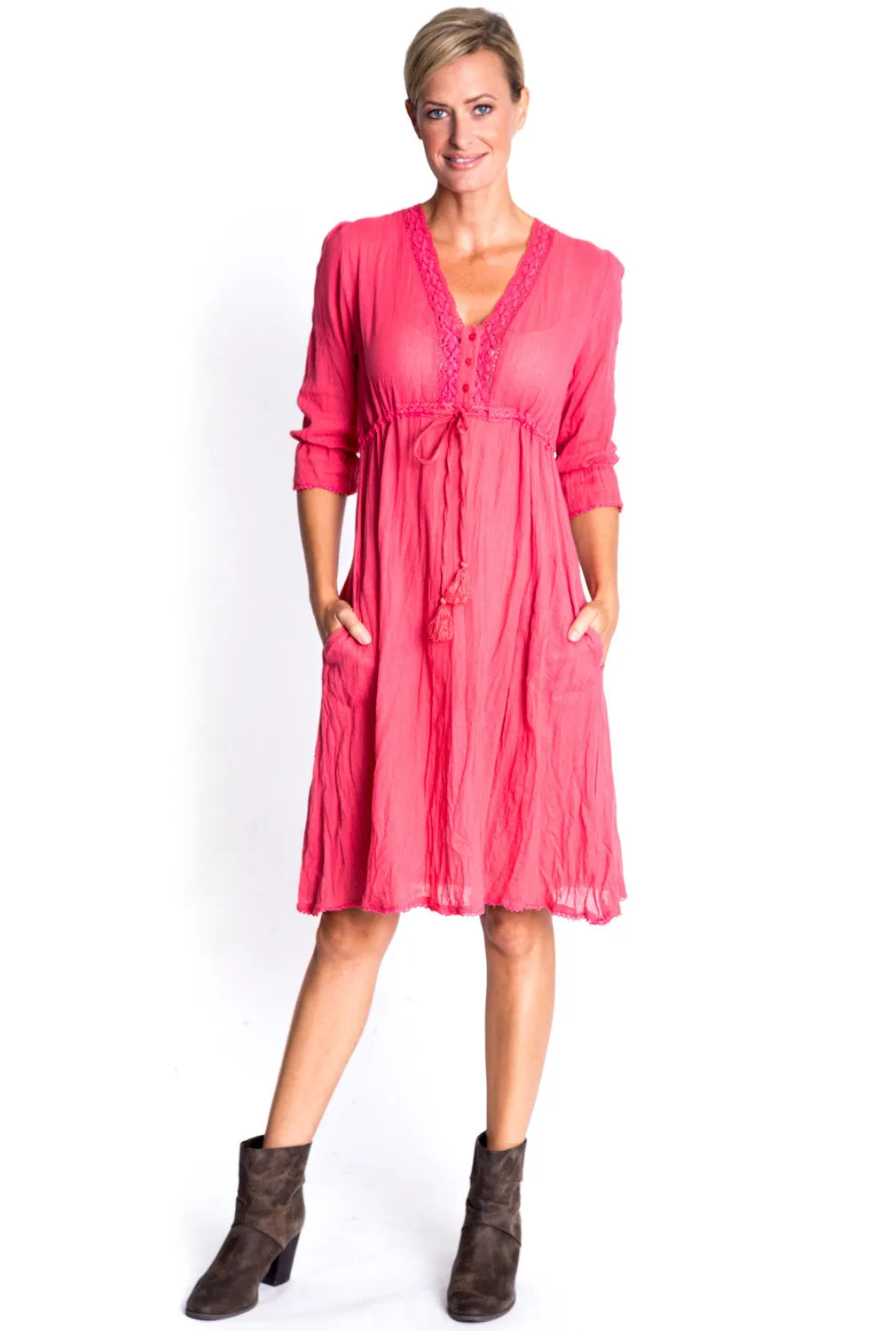 Utah Dress in Lava